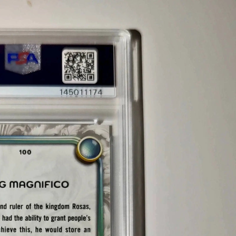 King Magnifico 2025 Topps Disney Wonder #100 Winter Variant Card Wish PSA 9 - Non-Sports Card Single