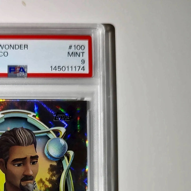 King Magnifico 2025 Topps Disney Wonder #100 Winter Variant Card Wish PSA 9 - Non-Sports Card Single