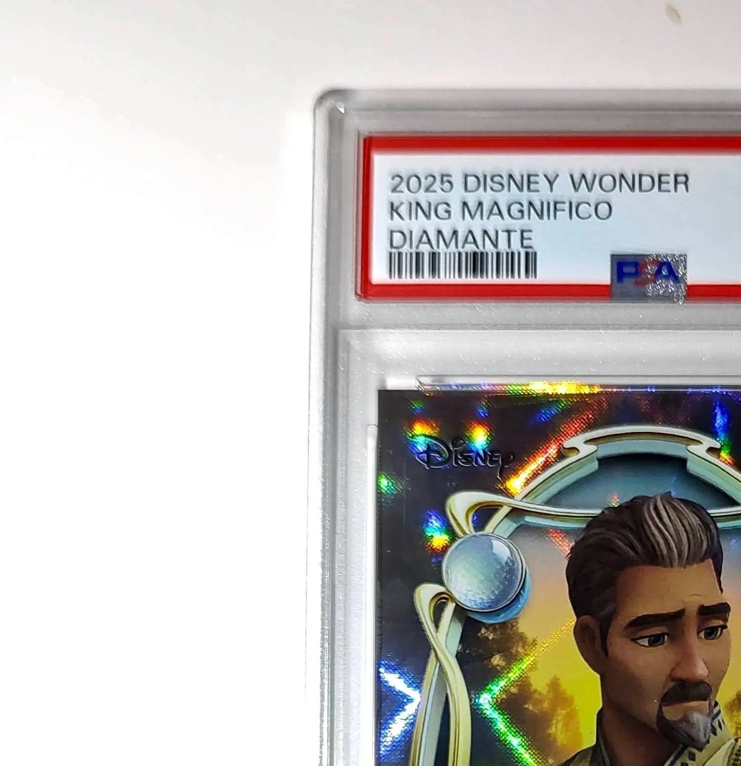 King Magnifico 2025 Topps Disney Wonder #100 Winter Variant Card Wish PSA 9 - Non-Sports Card Single