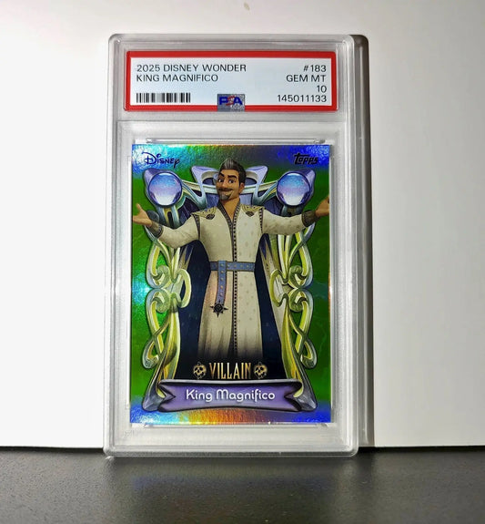 King Magnifico 2025 Topps Disney Wonder #183 Card Wish PSA 10 - Non-Sports Card Single
