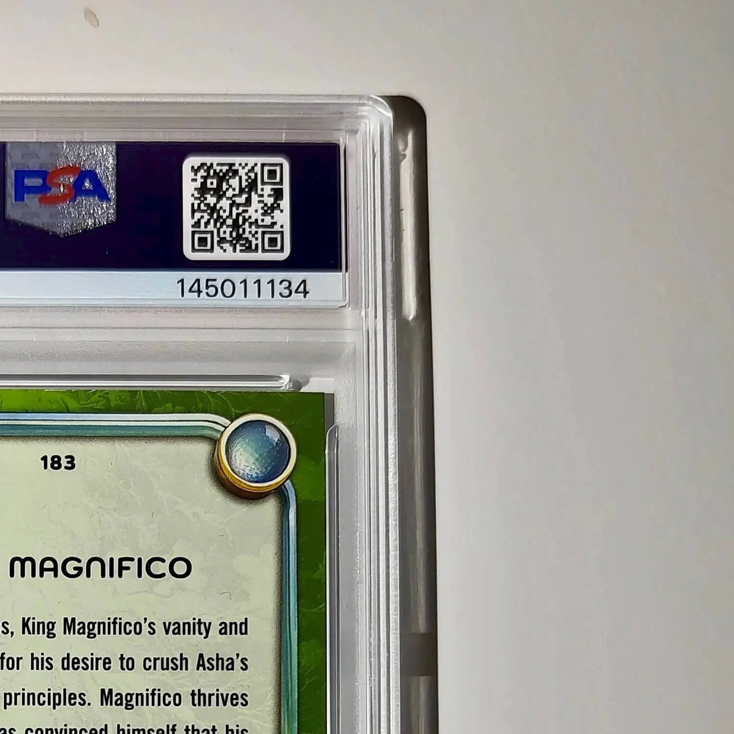 King Magnifico 2025 Topps Disney Wonder #183 Card Wish PSA 8 - Non-Sports Card Single