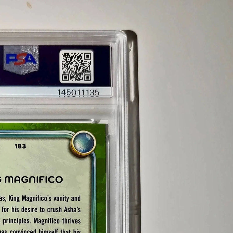 King Magnifico 2025 Topps Disney Wonder #183 Card Wish PSA 9