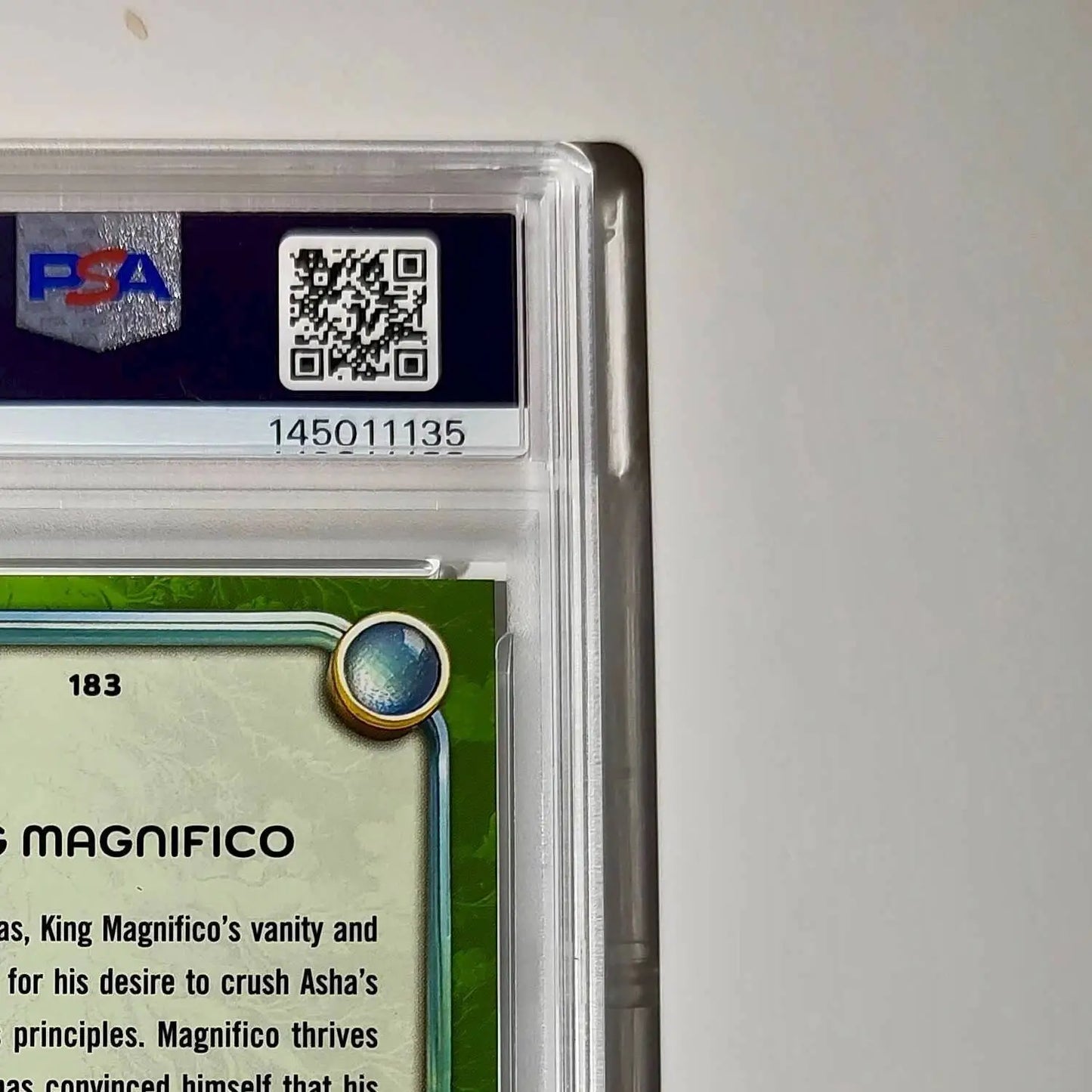 King Magnifico 2025 Topps Disney Wonder #183 Card Wish PSA 9 - Non-Sports Card Single