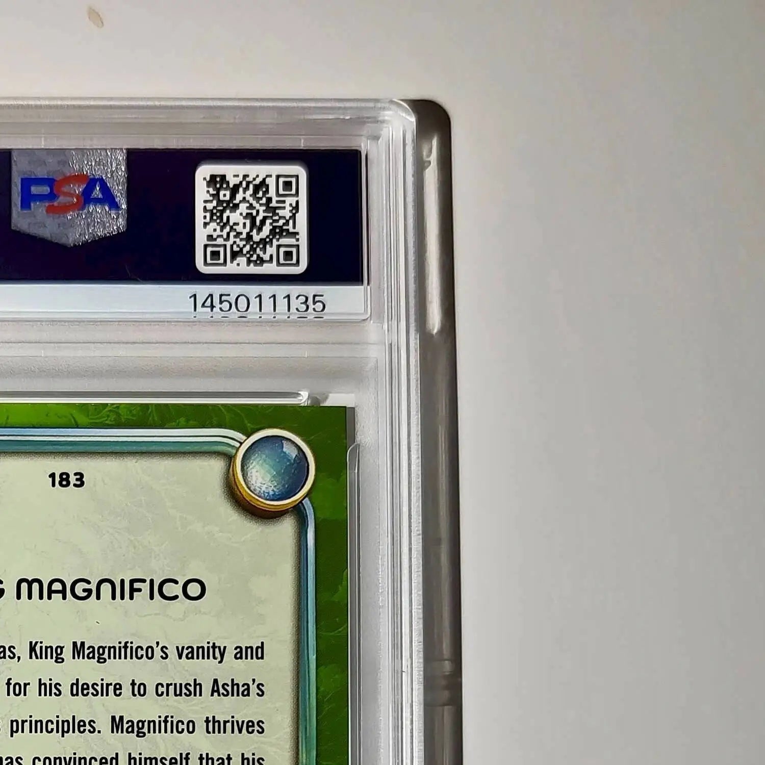King Magnifico 2025 Topps Disney Wonder #183 Card Wish PSA 9 - Non-Sports Card Single