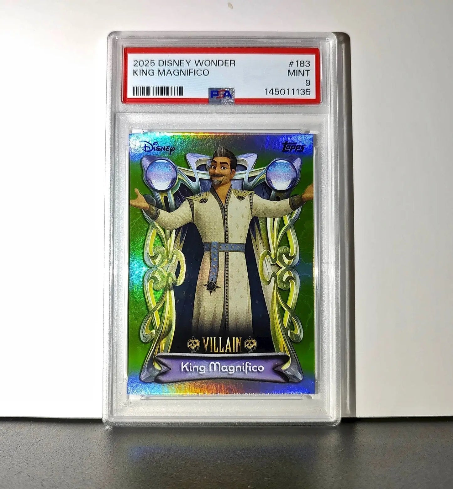 King Magnifico 2025 Topps Disney Wonder #183 Card Wish PSA 9 - Non-Sports Card Single