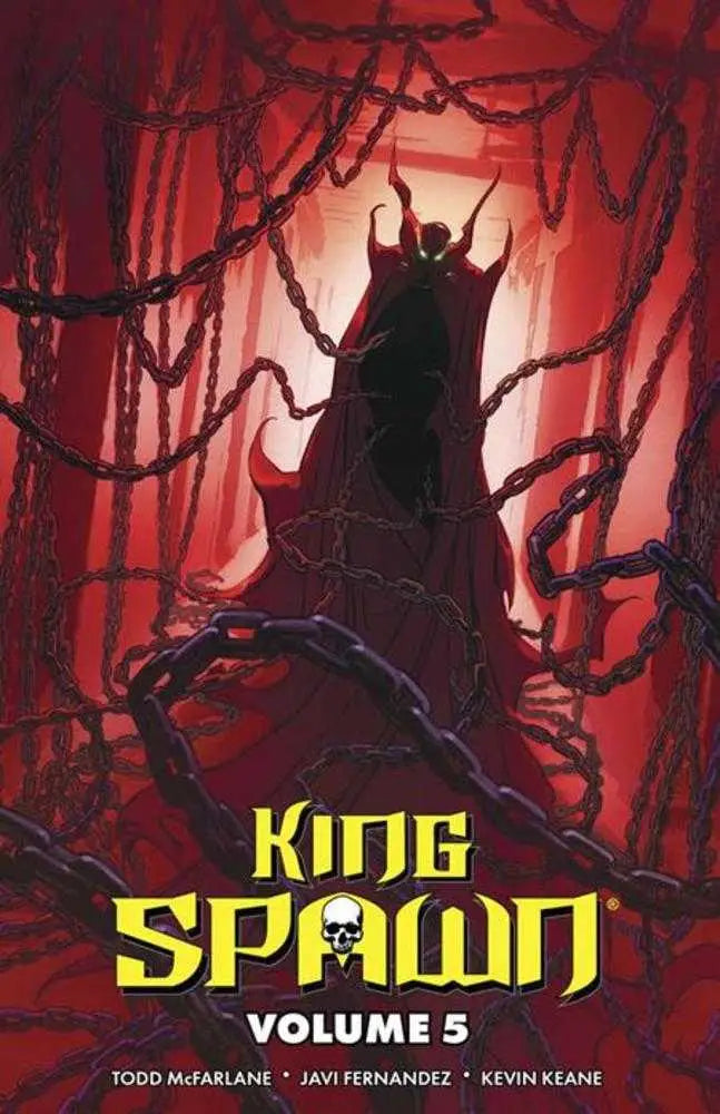 Comic book cover of King Spawn TPB Volume 05 showcasing Spawn and vivid artwork