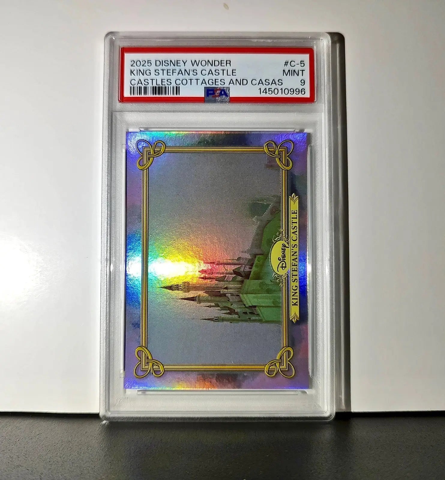 King Stefan’s Castle 2025 Topps Disney #C-5 Card Sleeping Beauty PSA 9 MT - Non-Sports Card Single