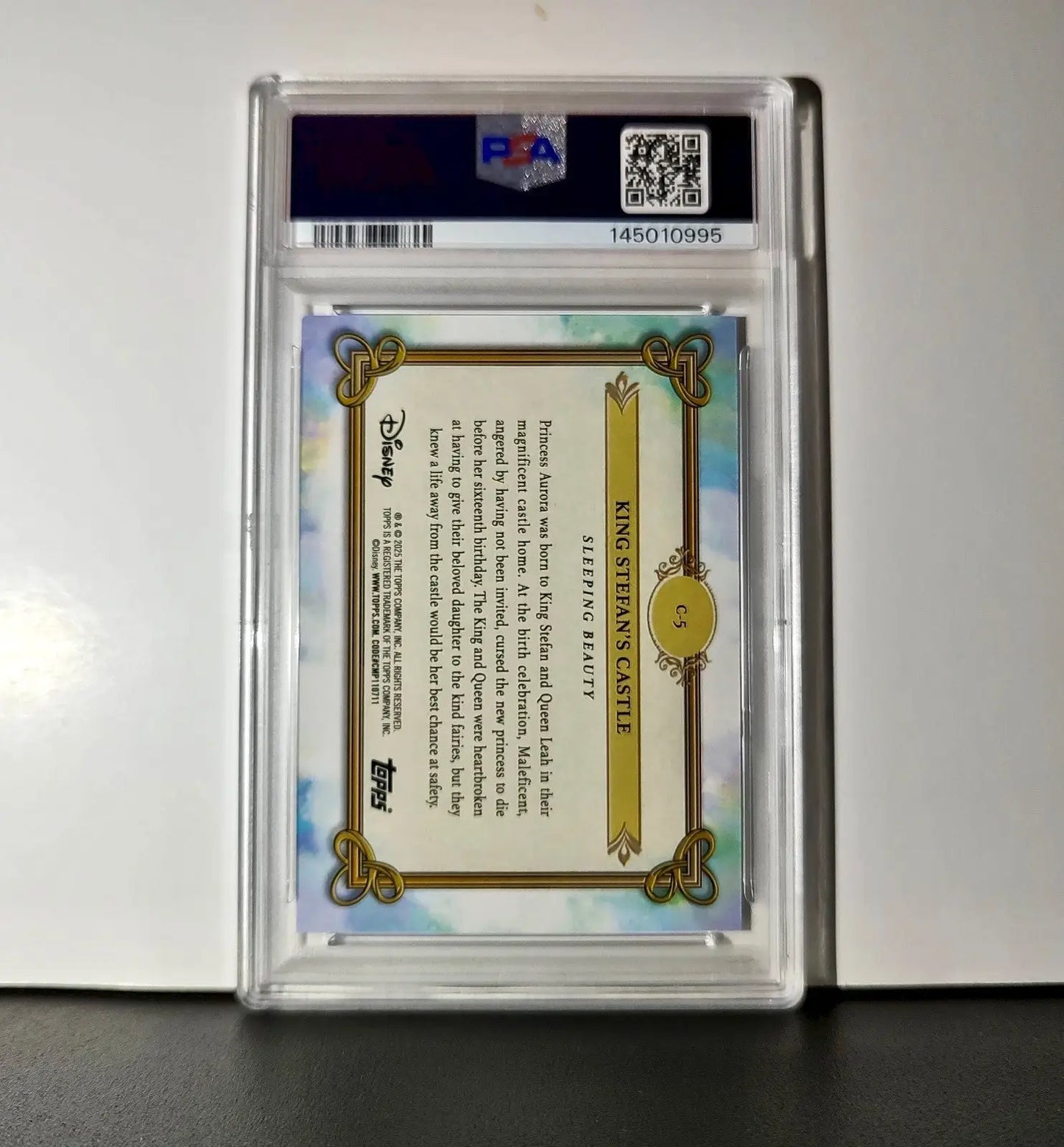 King Stefan’s Castle 2025 Topps Disney #C-5 Card Sleeping Beauty PSA 9 - Non-Sports Card Single