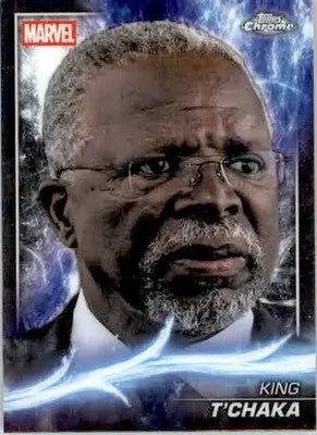 King T’Chaka - 2025 Topps Chrome Marvel Studios - #63 - Non_sport - Marvel Card Single