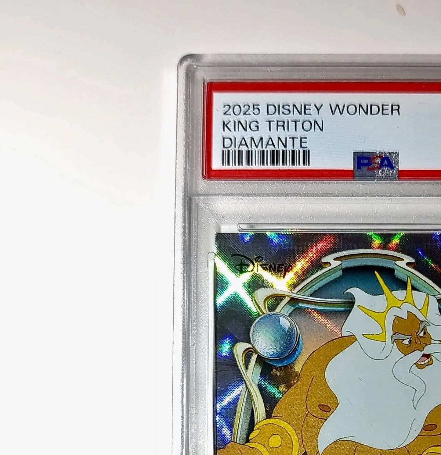 King Triton 2025 Topps Disney #40 Winter Variant Card The Little Mermaid PSA 9 - Non-Sports Card Single
