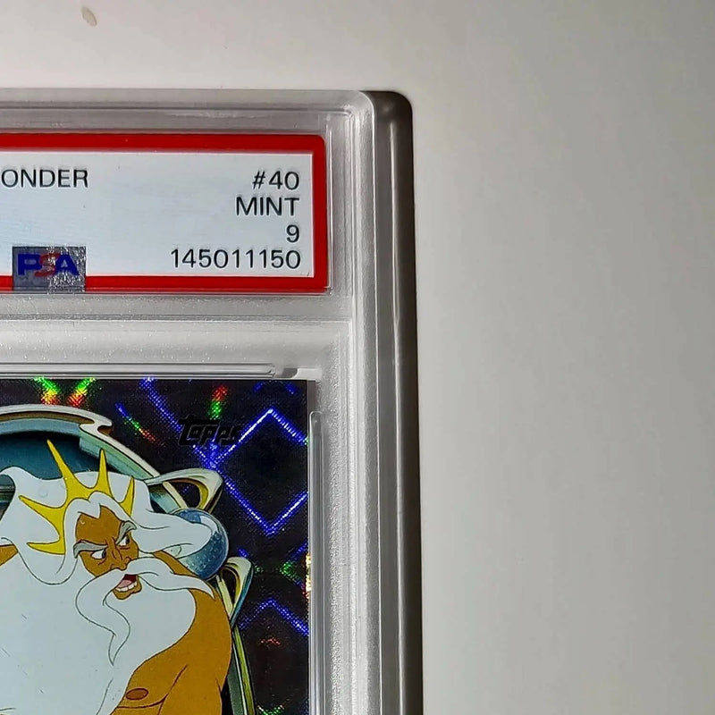 King Triton 2025 Topps Disney #40 Winter Variant Card The Little Mermaid PSA 9 - Non-Sports Card Single