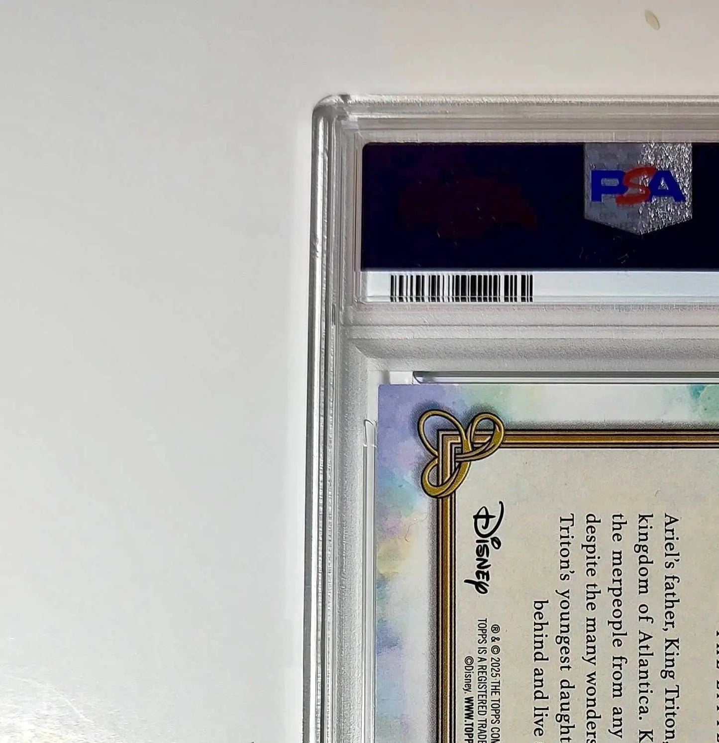 King Triton’s Castle 2025 Topps Disney #C-6 Card The Little Mermaid PSA 9 - Non-Sports Card Single