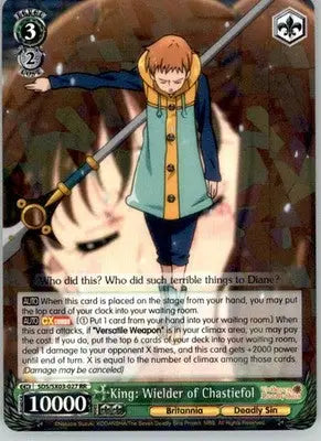 King: Wielder of Chastiefol - The Seven Deadly Sins - SDS/SX03-027 RR - NM - Other