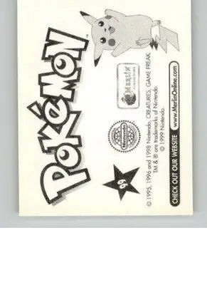 Kingler - 1999 Merlin Pokemon Stickers - #99 - Non_sport - Pokémon Card Single