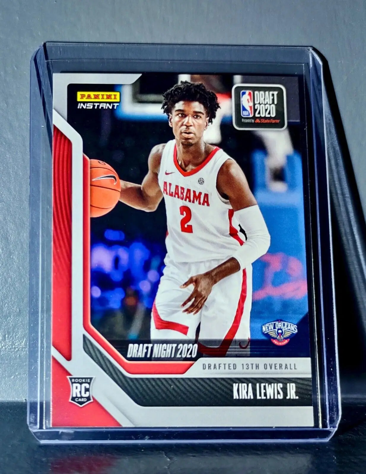 Kira Lewis Jr. 2020-21 Panini NBA Draft Night 17 Basketball Rookie Card 1 of 299 - Basketball Card Single