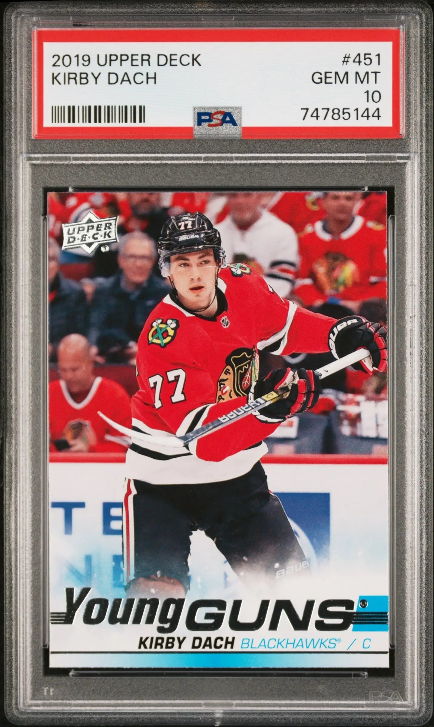 Kirby Dach 2019 Upper Deck #451 PSA 10 Gem Mint - Hockey Card Single