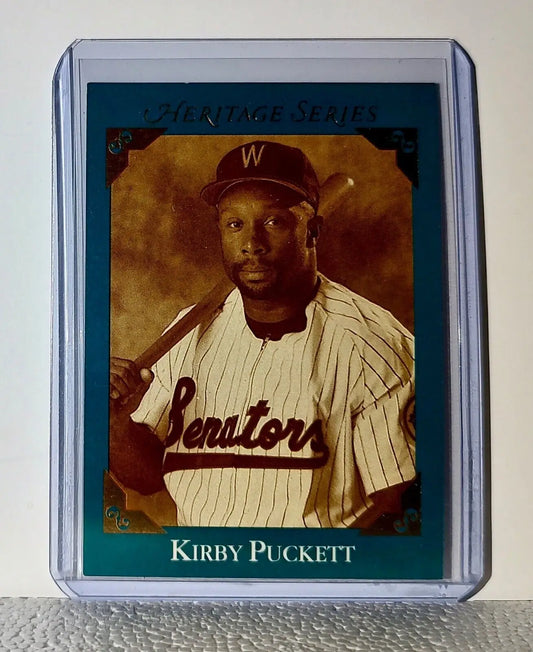 Kirby Puckett 1992 Leaf MLB #BC-14 Heritage Series Card Washington Senators - Baseball Card Single