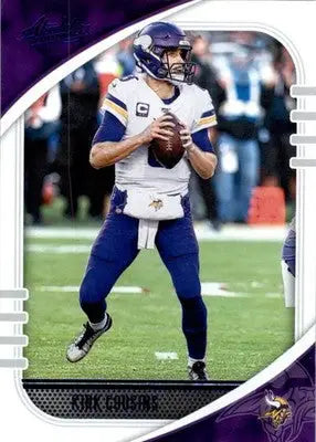 Kirk Cousins - 2020 Panini Absolute - #75 - Blue Football - Football Card Single