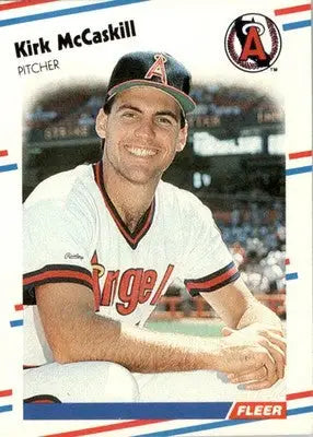 Kirk McCaskill - 1988 Fleer - #496 - Baseball - Baseball Card Single