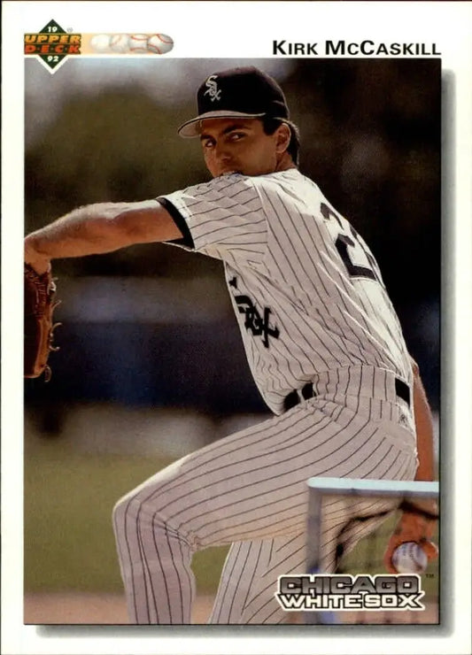 Kirk McCaskill 1992 Upper Deck MLB #722 Baseball Card Chicago White Sox - Baseball Card Single