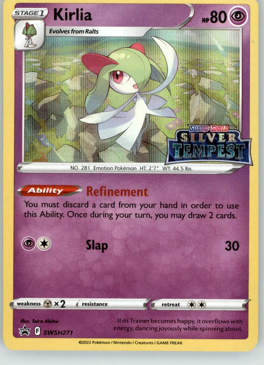 Kirlia (Prerelease) - Sword & Shield Promo - SWSH271 - Holo LP Pokemon - Pokémon Card Single
