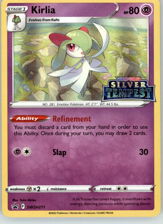 Kirlia (Prerelease) - Sword & Shield Promo - SWSH271 - Holo LP Pokemon - Pokémon Card Single