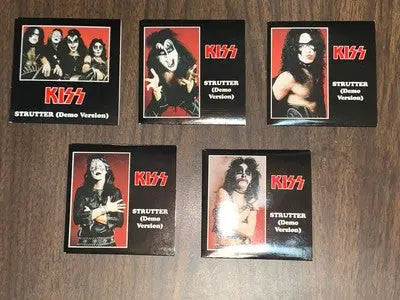 KISS CD 3’’ Strutter Demo 1973 5pc Set - Like New! Limited Edition Austria - Entertainment Memorabilia