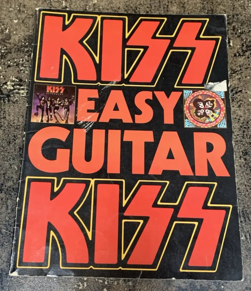 KISS Spin & Live! Photo Magazine Easy Guitar Guide Gene Simmons LOT (3) - Entertainment Memorabilia