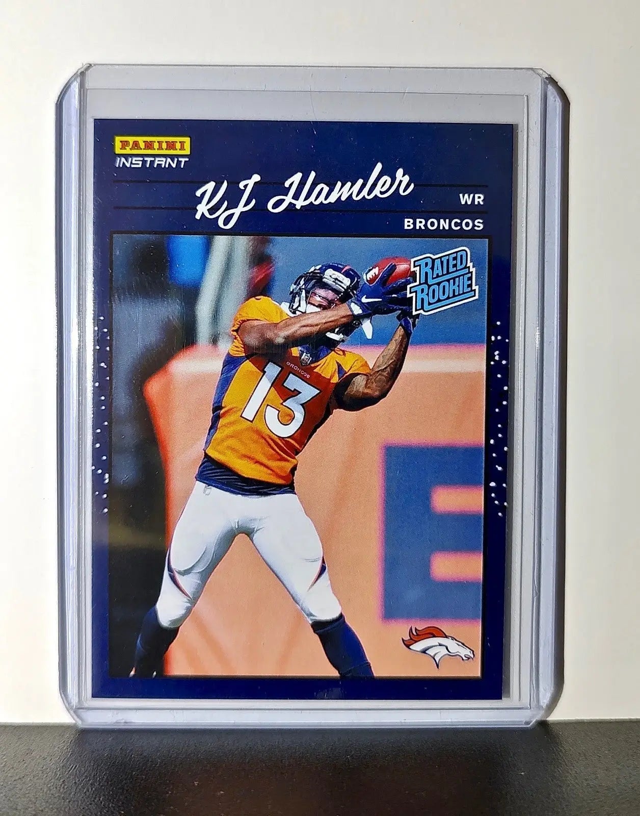 KJ Hamler Rookie 2020 Panini NFL #19 Rated Rookie Card Denver Broncos