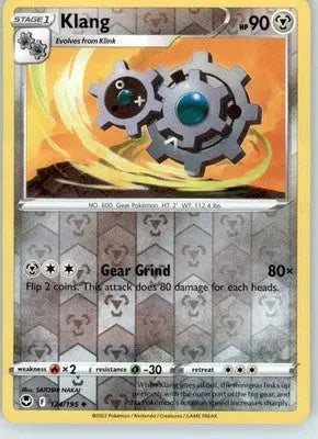 Klang - SWSH12: Silver Tempest - 124/195 - Reverse Holo LP - Pokémon Card Single
