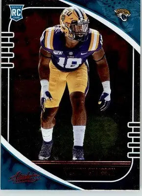 K’Lavon Chaisson - 2020 Panini Absolute - #173 - Red Rookie Football - Football Card Single
