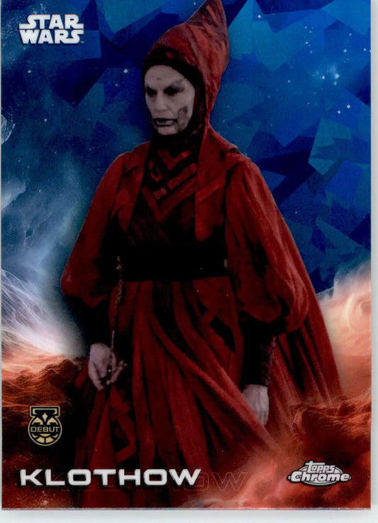Klothow - 2025 Topps Chrome Sapphire Edition Star Wars - #75 - Non_sport - Star Wars Card Single
