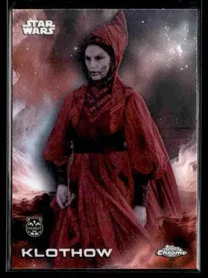 🌟 Klothow, 2025 Topps Chrome Star Wars #75 🌟