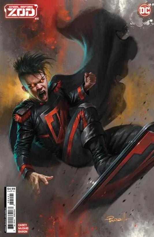 Kneel Before Zod #4 (Of 12) Cover B Lucio Parrillo Card Stock Variant - Comic Book
