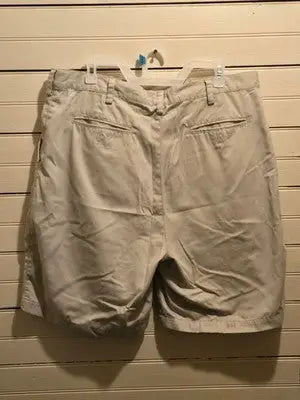 Knightsbridge Shorts Mens 38 Pleated Khaki 65% Polyester 35% Cotton Classic - Apparel