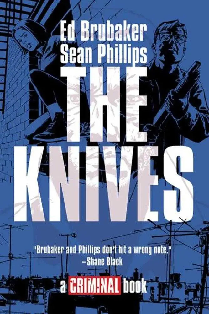 Comic book cover featuring two characters, one holding a shotgun, from the criminal book hardcover