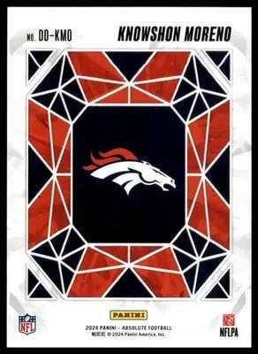 Knowshon Moreno 2024 Panini Absolute Draft Diamonds #DD-KMO Denver Broncos - Football Card Single