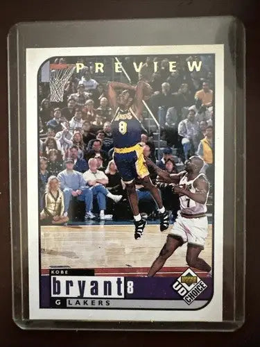 Kobe Bryant 1998 Upper Deck UD Choice Preview #69 NBA Basketball Card - Basketball Card