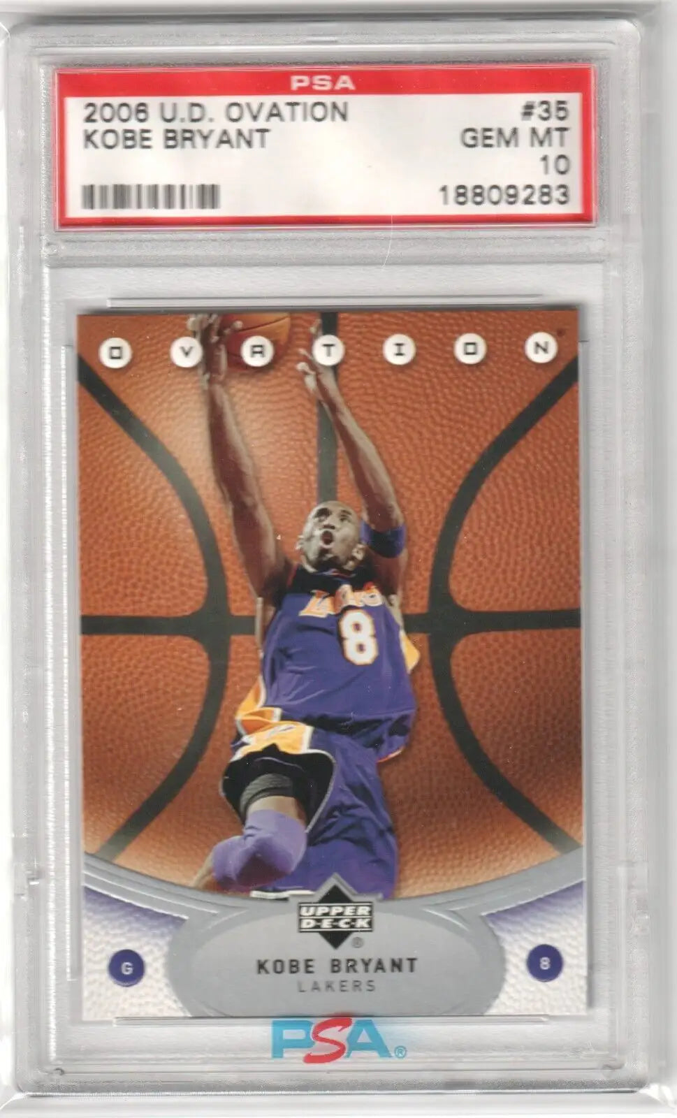 Graded Kobe Bryant basketball card from Columbia Hobby, perfect for single cards collectors