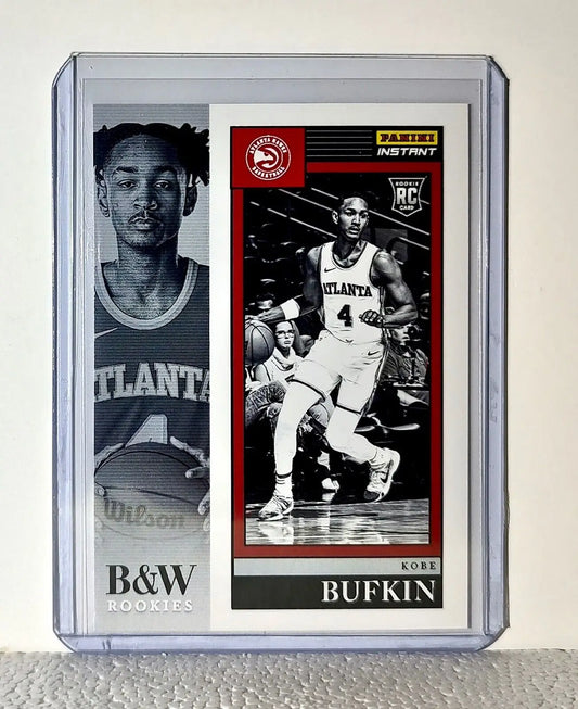 Kobe Bufkin 2023-24 Panini NBA #26 Black and White Rookies Card 1/326 - Basketball Card Single