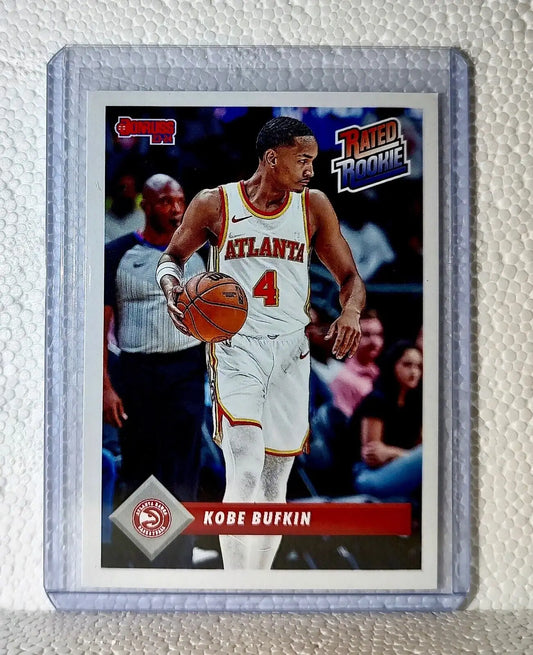 Kobe Bufkin 2023-24 Panini NBA #45 Rated Rookie Retro Card Atlanta Hawks 1/715 - Basketball Card Single