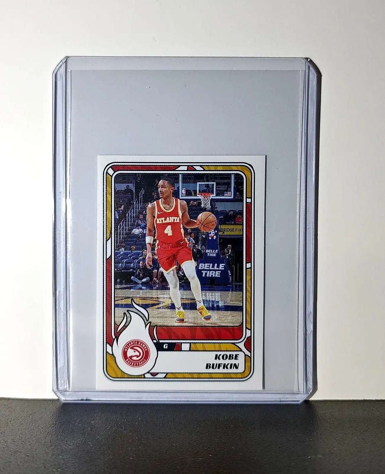 Kobe Bufkin 2024-25 Panini NBA #105 Sticker Card Atlanta Hawks