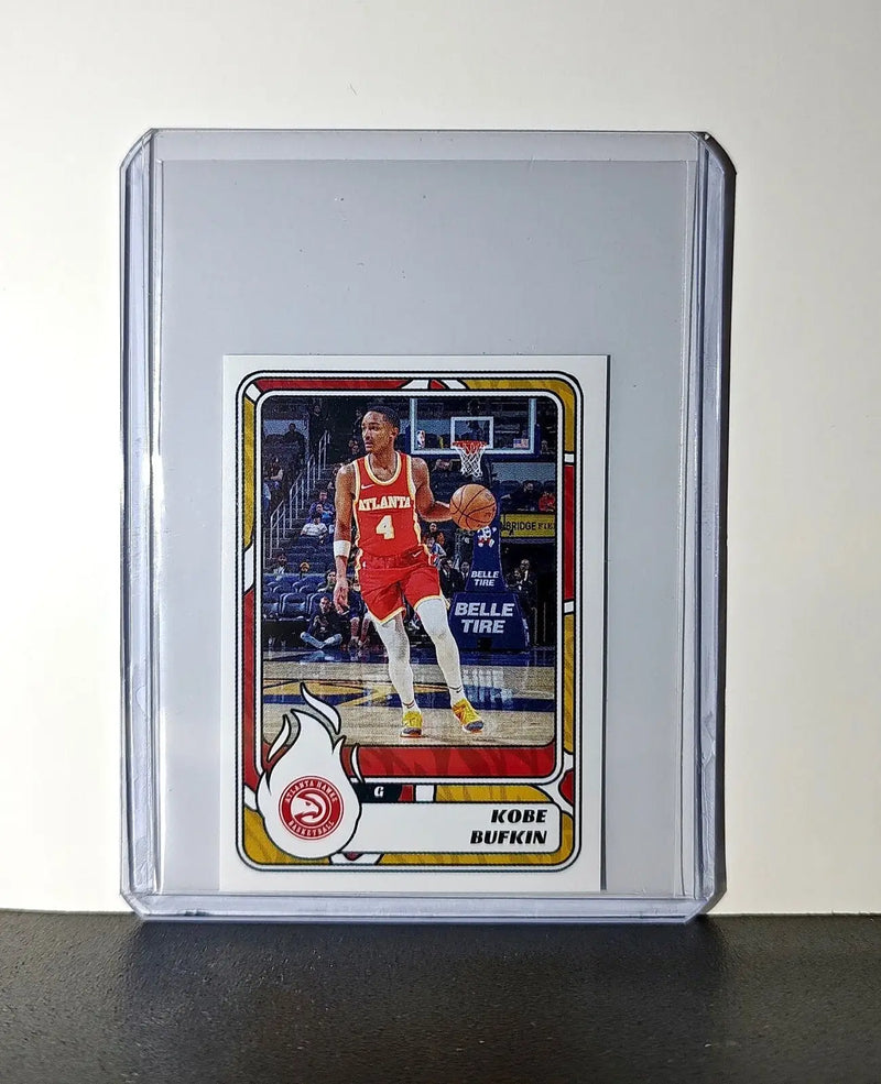 Kobe Bufkin 2024-25 Panini NBA #105 Sticker Card Atlanta Hawks