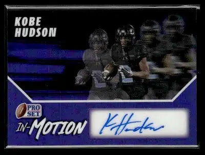 Kobe Hudson 2025 Pro Set Metal In Motion Purple RC SSP /15 Panthers 🔥 - Football Card Single