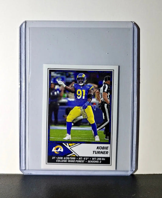 Kobie Turner 2024 Panini NFL Sticker #513 Los Angeles Rams