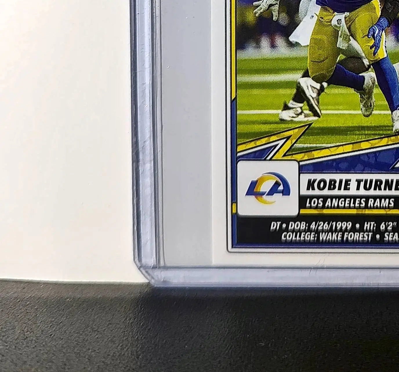 Kobie Turner 2025 Panini NFL #511 Sticker Los Angeles Rams