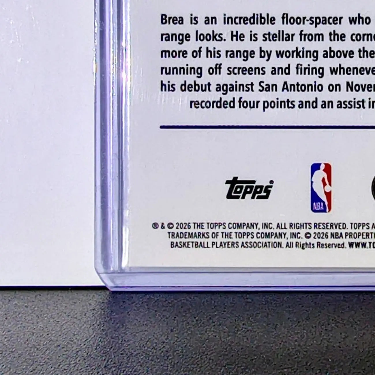 Koby Brea Rookie 2025-26 NBA Topps Chrome Update Refractor #192 Card Suns - Basketball Card Single