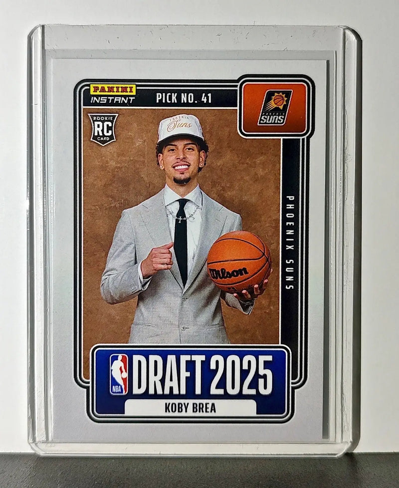 Koby Brea Rookie 2025-26 Panini NBA #32 Draft Night Card Phoenix Suns