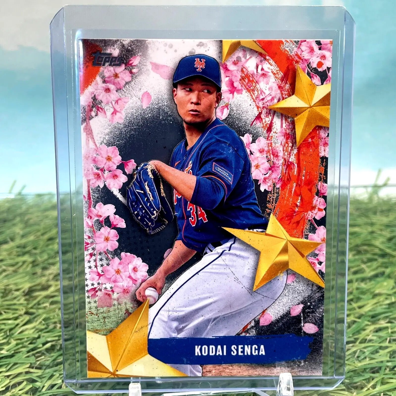 Kodai Senga baseball card from 2025 Topps Tokyo Series Stars of Japan Insert SOJ-10 Mets