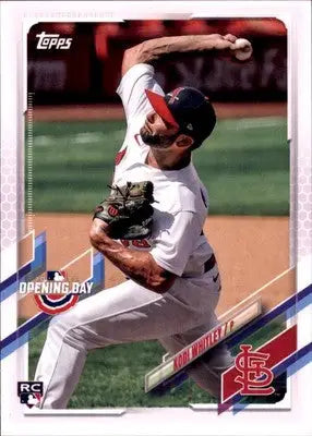 Kodi Whitley Rookie 2021 Topps Opening Day #124 St. Louis Cardinals - Baseball Card Single